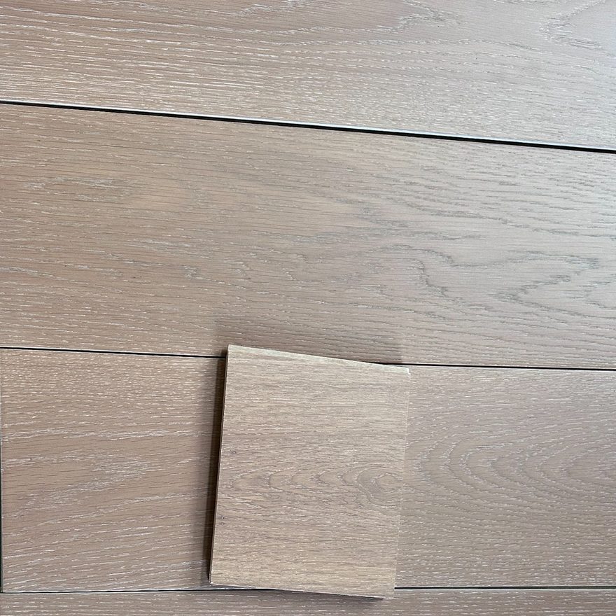 Grey-toned European oak flooring